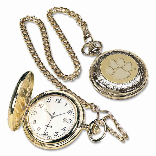 ジャーディン 腕時計 メンズ Clemson Tigers Pocket Watch Gold