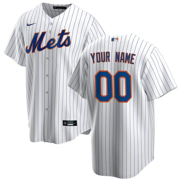 ナイキ ユニフォーム メンズ New York Mets Nike Home Replica Cus...