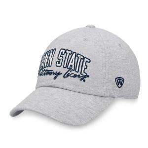 トップ・オブ・ザ・ワールド 帽子 アクセサリー レディース Penn State Nittany Lions Top of the World Women's Christy Adjustable Hat Heathered Gray｜asty-shop2