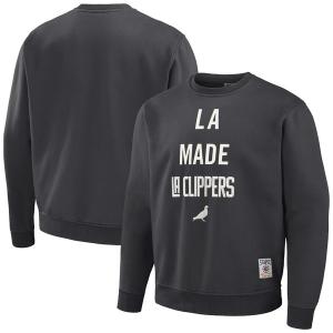 ステイプル パーカー・スウェットシャツ アウター メンズ LA Clippers NBA x Staple Plush Pullover Sweatshirt Anthracite｜asty-shop2