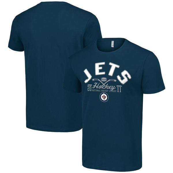 スターター Tシャツ トップス メンズ Winnipeg Jets Starter Half Puc...