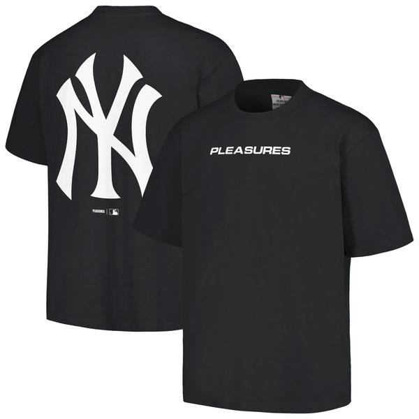 プレジャーズ Tシャツ トップス メンズ New York Yankees PLEASURES Ba...