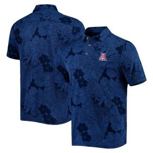 トッミーバハマ ポロシャツ メンズ Arizona Wildcats Tommy Bahama Miramar Blooms Polo Navy｜asty-shop2