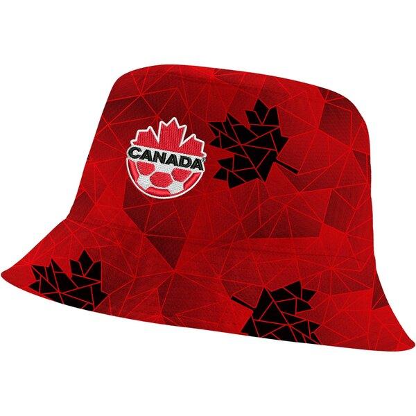 ナイキ 帽子 メンズ Canada Soccer Nike Core Bucket Hat Red