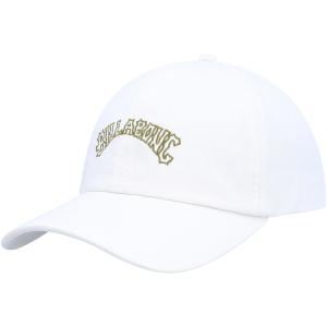 ビラボン 帽子 アクセサリー レディース Billabong Women's Dad Cap Adjustable Hat White｜asty-shop2