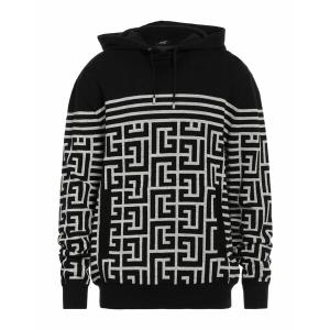 BALMAIN バルマン パーカー・スウェットシャツ アウター メンズ Sweatshirts Black｜asty-shop2