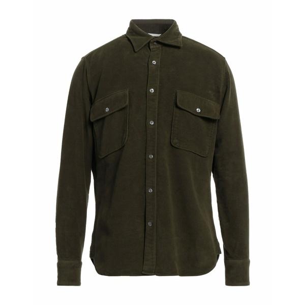 DNL ディーエヌエル シャツ トップス メンズ Shirts Military green