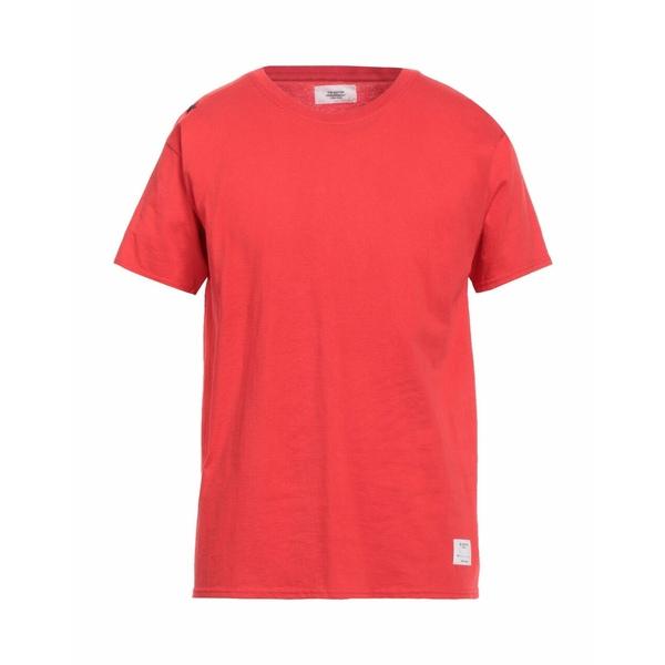 THE EDITOR エディター Tシャツ トップス メンズ T-shirts Red