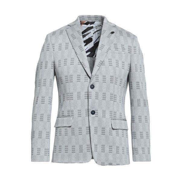 アレッサンドロ デラクア ジャケット＆ブルゾン アウター メンズ Suit jackets Grey