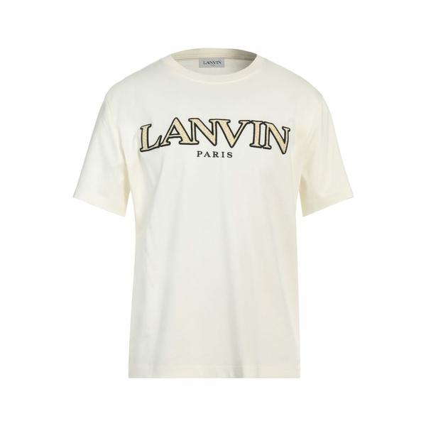 LANVIN ランバン Tシャツ トップス メンズ T-shirts Cream