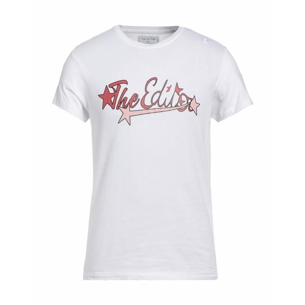 THE EDITOR エディター Tシャツ トップス メンズ T-shirts White