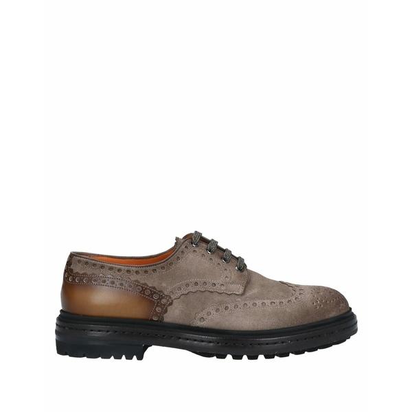 SANTONI サントーニ ドレスシューズ シューズ メンズ Lace-up shoes Khaki