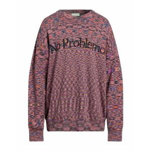 ARIES アリーズ ニット&セーター アウター メンズ Sweaters Purple｜asty-shop2