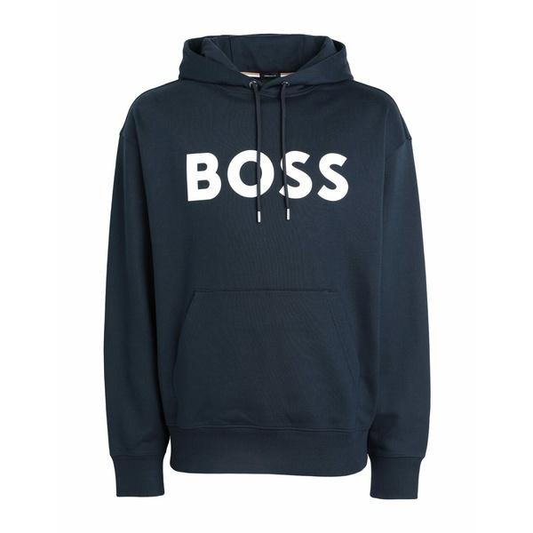 BOSS ボス パーカー・スウェットシャツ アウター メンズ Sweatshirts Midnigh...