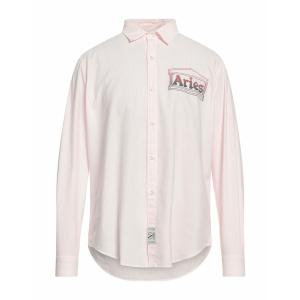 ARIES アリーズ シャツ トップス メンズ Shirts Pink｜asty-shop2