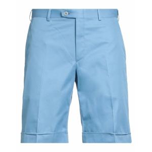BRIONI ブリオーニ カジュアルパンツ ボトムス メンズ Shorts & Bermuda Shorts Azure｜asty-shop2
