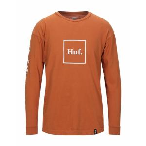 HUF ハフ Tシャツ トップス メンズ T-shirts Rust｜asty-shop2