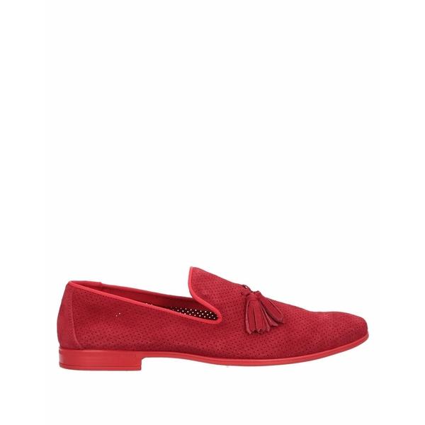 TRUSSARDI トラサルディ スリッポン・ローファー シューズ メンズ Loafers Red