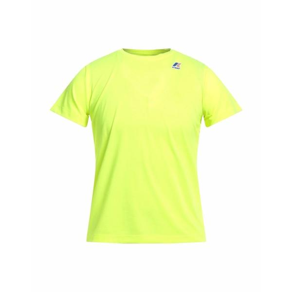 K-WAY ケイウェイ Tシャツ トップス メンズ T-shirts Yellow