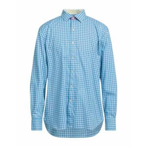 ROBERT GRAHAM ロバートグラハム シャツ トップス メンズ Shirts Azure｜asty-shop2