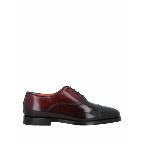 SANTONI サントーニ ドレスシューズ シューズ メンズ Lace-up shoes Burgu...