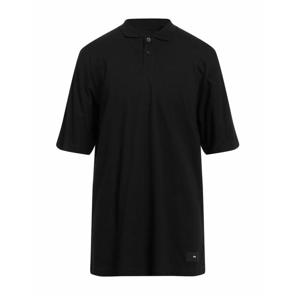 Y-3 ワイスリー ポロシャツ トップス メンズ Polo shirts Black