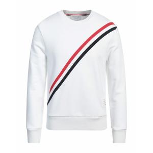 THOM BROWNE トムブラウン パーカー・スウェットシャツ アウター メンズ Sweatshirts White｜asty-shop2