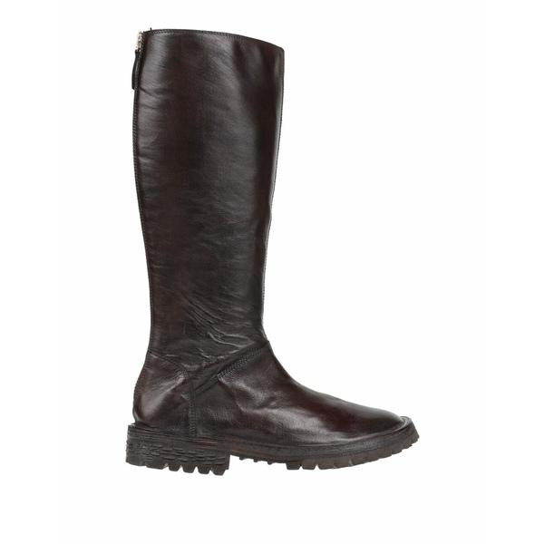 MOMA モマ ブーツ シューズ レディース Knee boots Dark brown