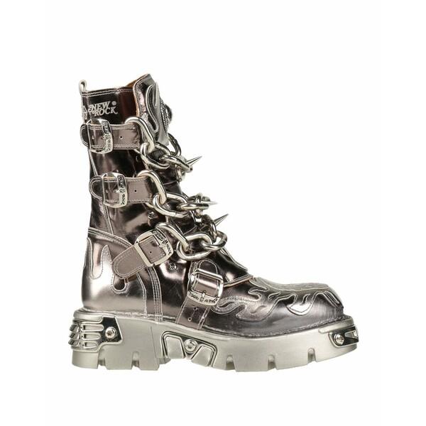 NEW ROCK ブーツ シューズ レディース Ankle boots Silver ニューロック