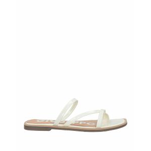 ジオセッポ サンダル シューズ レディース Toe strap sandals Ivory｜asty-shop2