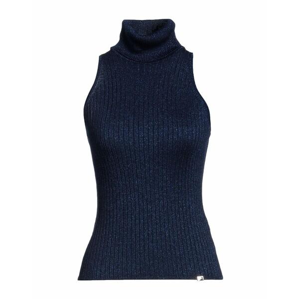 エリザベスフランキ ニット&amp;セーター アウター レディース Turtlenecks Navy blu...