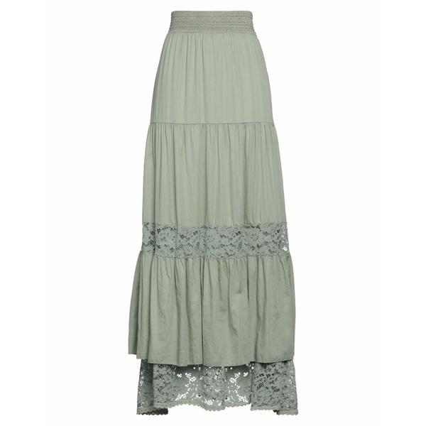 GUESS ゲス スカート ボトムス レディース Maxi skirts Sage green