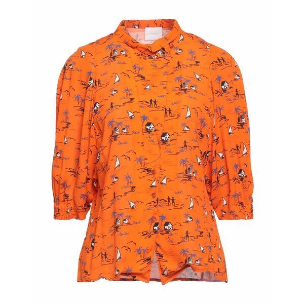 ..,MERCI メルシー シャツ トップス レディース Shirts Orange