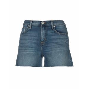 ハドソン カジュアルパンツ ボトムス レディース Denim shorts Blue｜asty-shop2