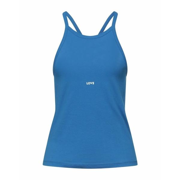 ..,MERCI メルシー カットソー トップス レディース Tank tops Blue