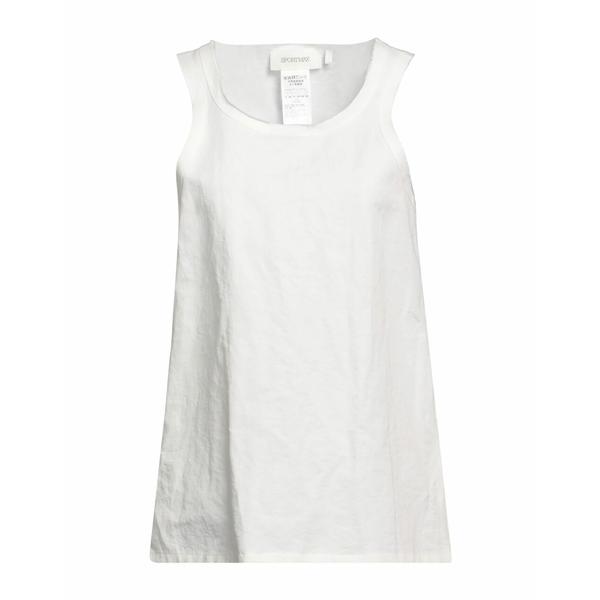 SPORTMAX スポーツマックス カットソー トップス レディース Tank tops White