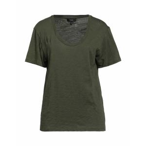 THEORY セオリー Tシャツ トップス レディース T-shirts Military green｜asty-shop2
