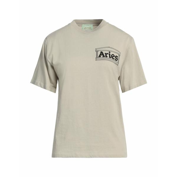 ARIES アリーズ Tシャツ トップス レディース T-shirts Beige