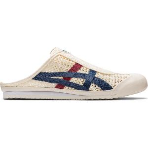 Onitsuka Tiger オニツカタイガー メンズ - スニーカー Onitsuka Tiger Mexico 66 Sabot Cream Mako Blue Red 【US_7(25.0cm) 】
