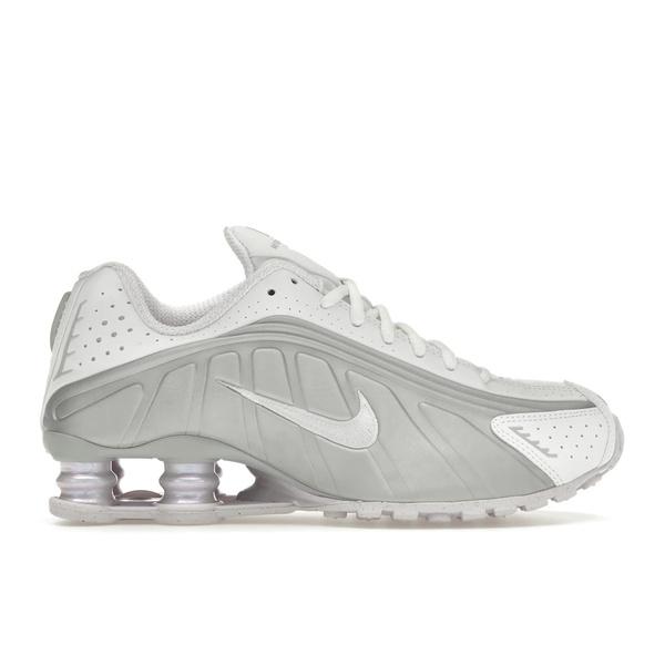 Nike ナイキ レディース スニーカー Nike Shox R4 White Metallic P...