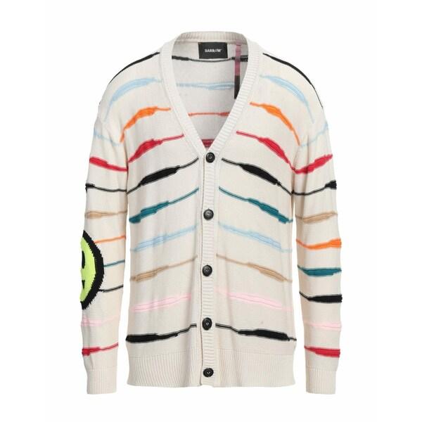 BARROW バロウ カーディガン アウター メンズ Cardigans White