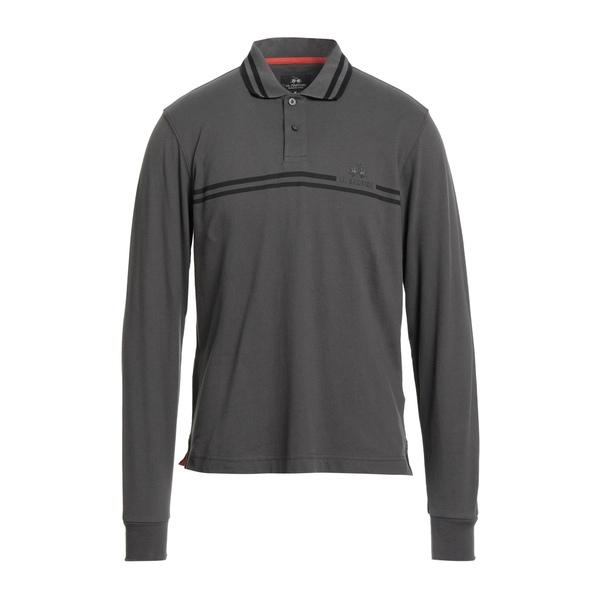 LA MARTINA ラ マルティーナ Tシャツ トップス メンズ Polo shirts Grey