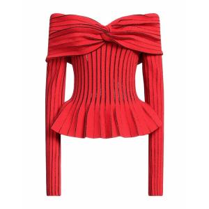BALMAIN バルマン Tシャツ トップス レディース Tops Red