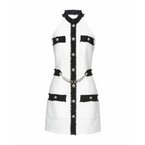 BALMAIN バルマン ワンピース トップス レディース Mini dresses White