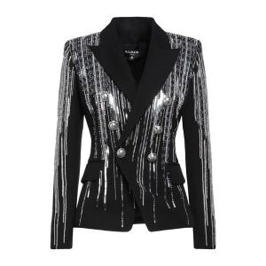 BALMAIN バルマン ジャケット＆ブルゾン アウター レディース Blazers Black