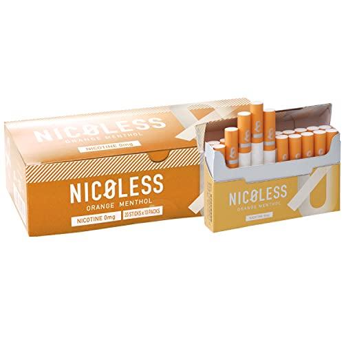 NICOLESS ニコレス オレンジメンソール 1カートン(10箱入り) 茶葉 ヒートスティック ニ...