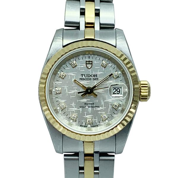 Tudor チュードル 92413 Princess Date プリンセスデイト シルバー ダイヤ ...