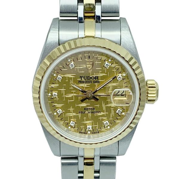 Tudor チュードル 92413G Princess Date プリンセスデイト シャンパン レデ...