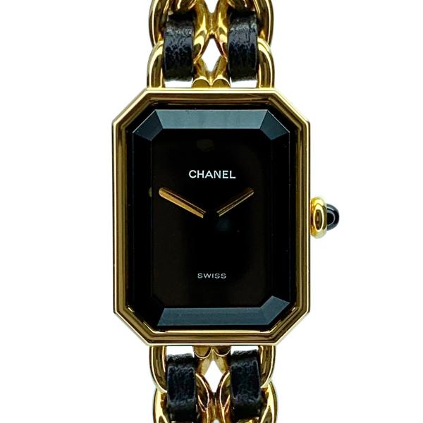 CHANEL シャネル H0001 プルミエール L Premiere レディース メッキ レザー ...