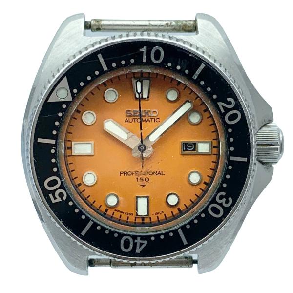SEIKO セイコー 2205-4090 Diver Watch ダイバーウォッチ オレンジ 自動巻...